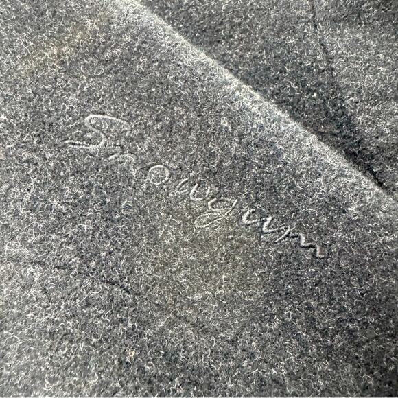 Men’s SNOWGUM Windtec Wool Blend Zip Up Jacket Dark Charcoal Grey L/XL - Picture 4 of 6